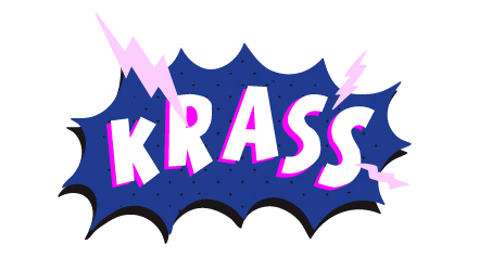 Snapchat Sticker Basic Words "krass"