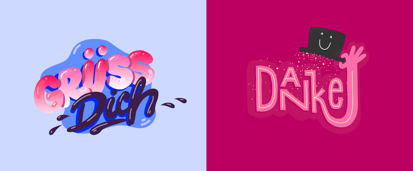 Snapchat Sticker Basic Words "Danke"