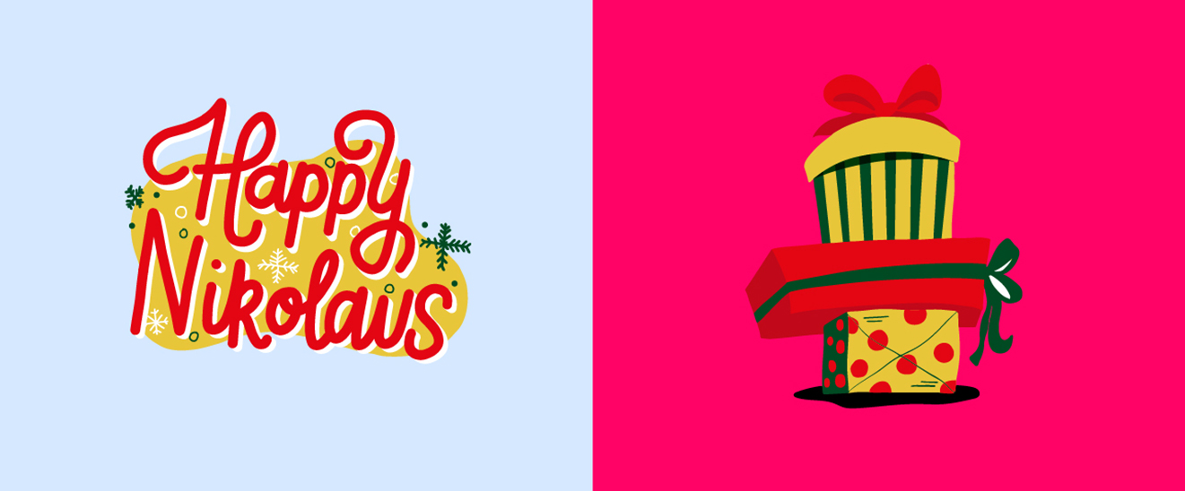 Snapchat Case "Xmas" Sticker Illustration Nikolaus 2