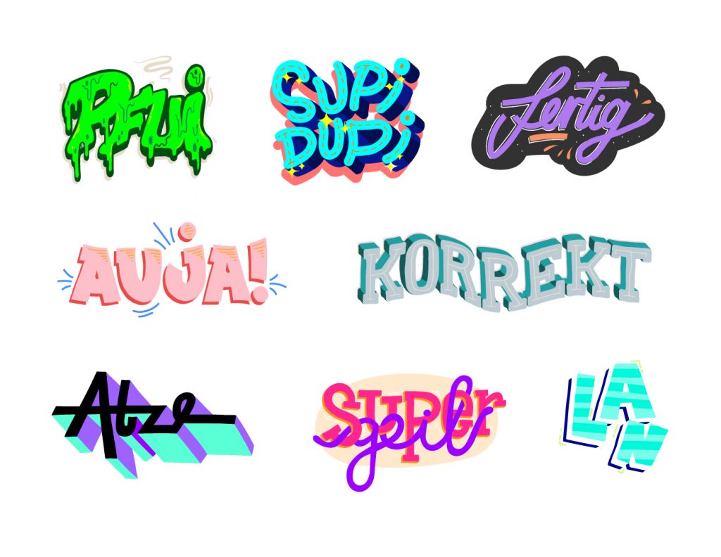 Snapchat Sticker Basic Words "korrekt"