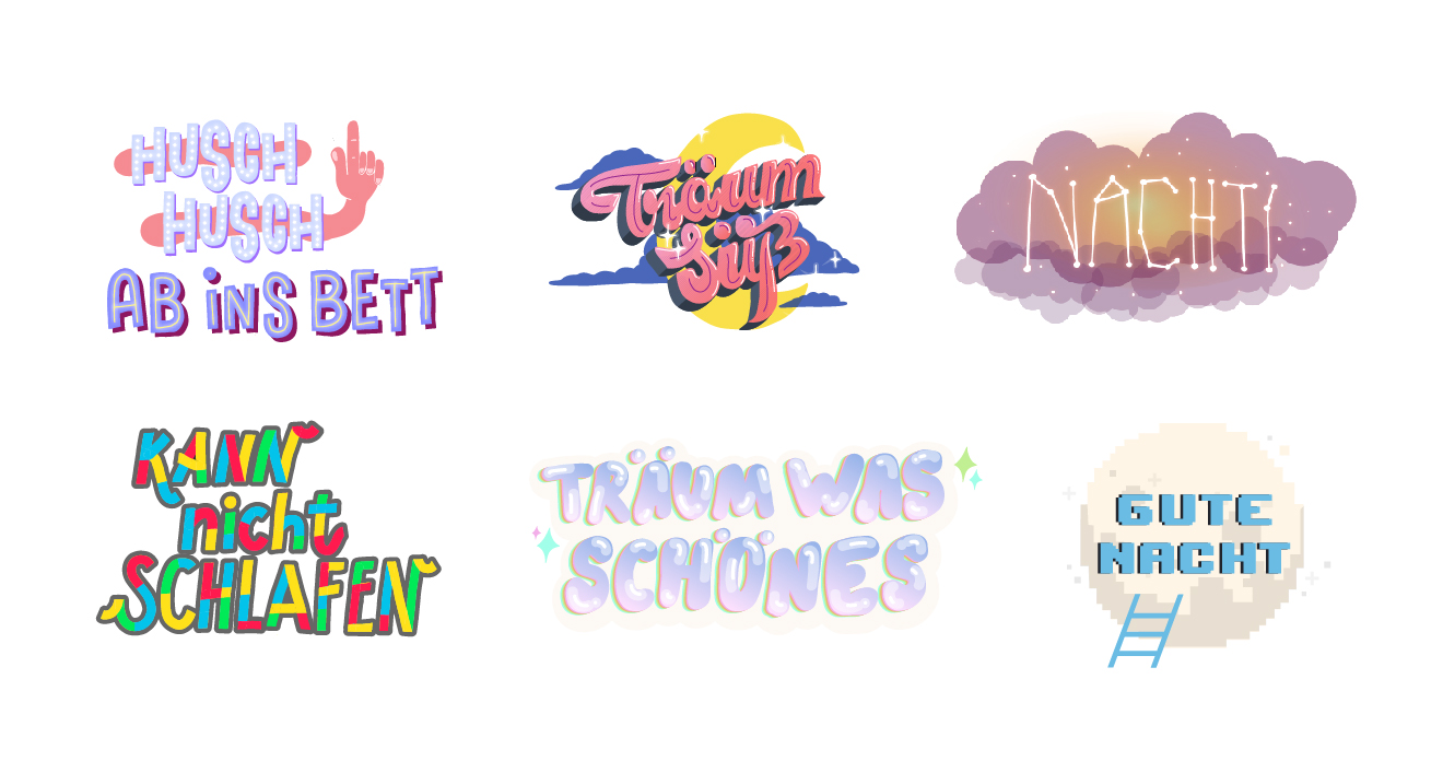 Snapchat Case Gute Nacht Sticker