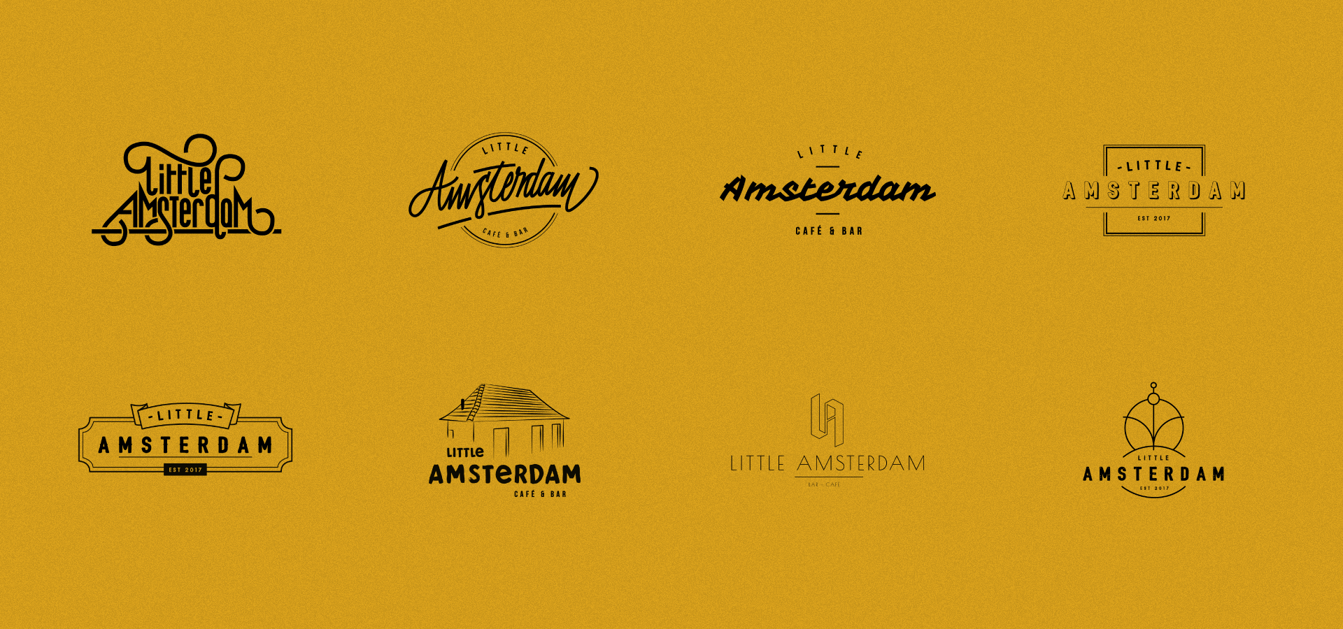 Little Amsterdam Hamburg Logoentwürfe