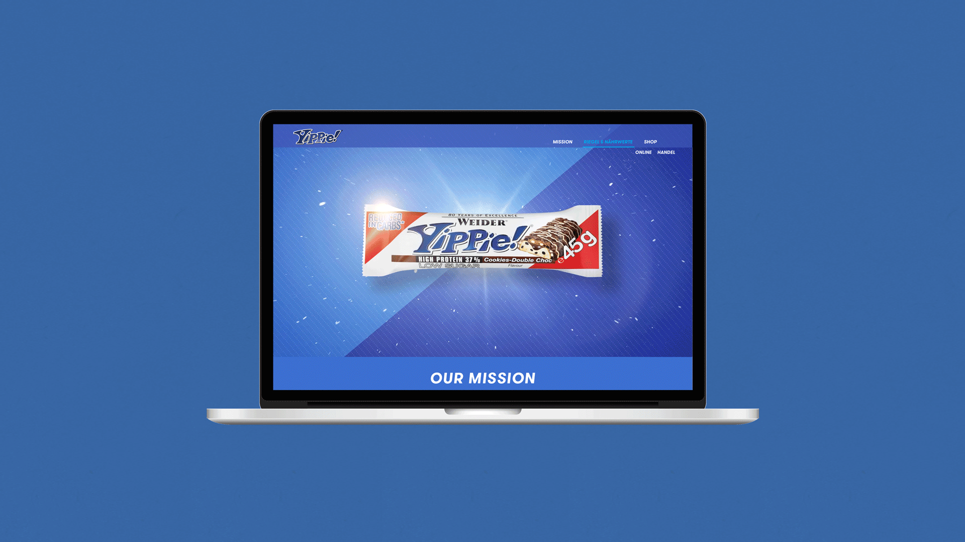 WEIDER Germany Yippie Webseite